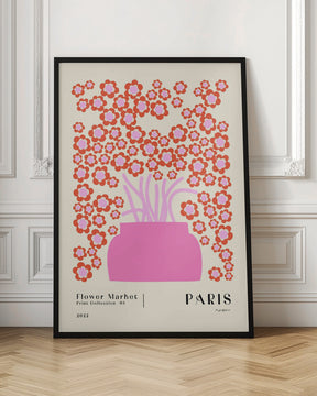 Flower Market. Paris Poster