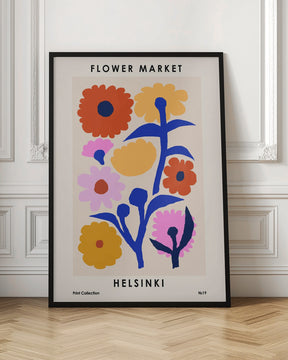 Flower Market. Helsinki Poster