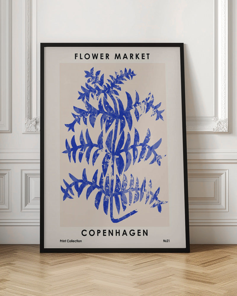 Flower Market. Copenhagen Poster