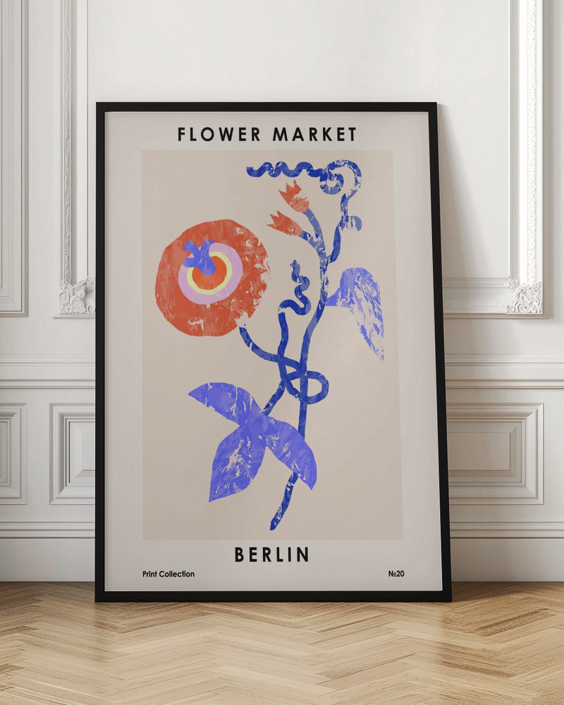 Flower Market. Berlin Poster