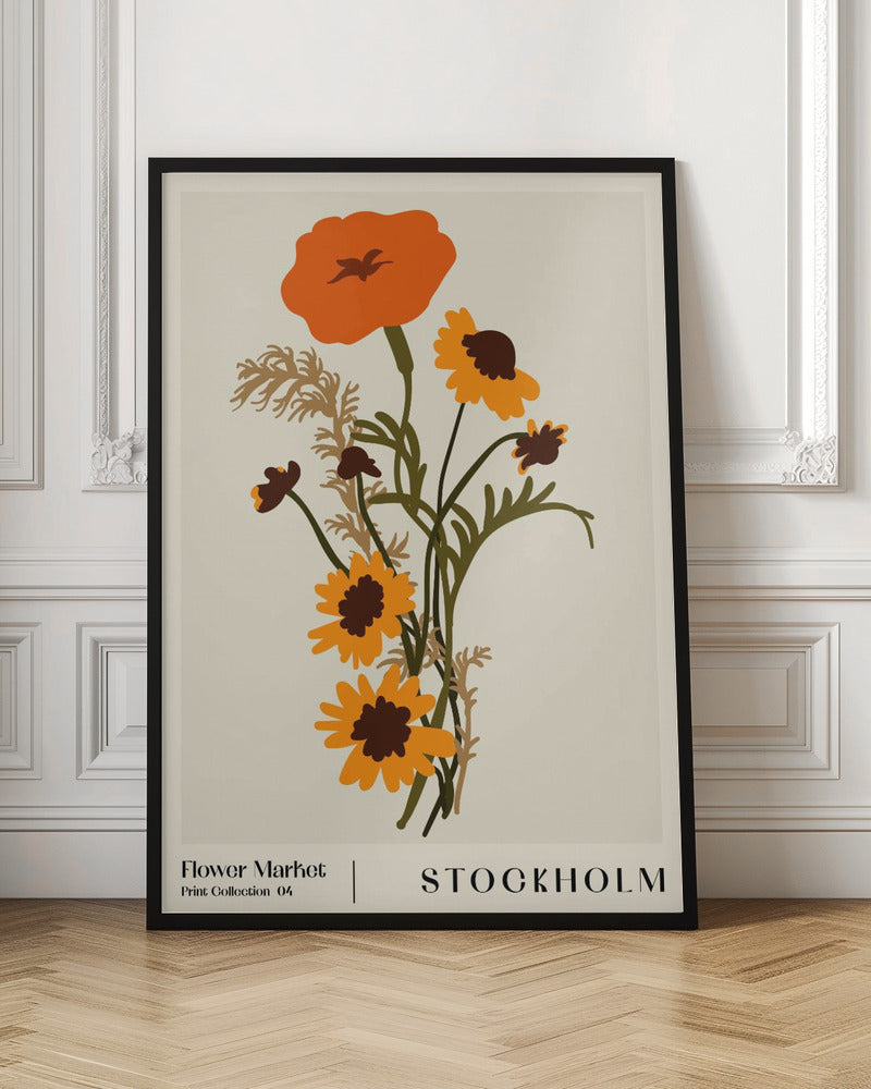 Flower Market. Stockholm Poster