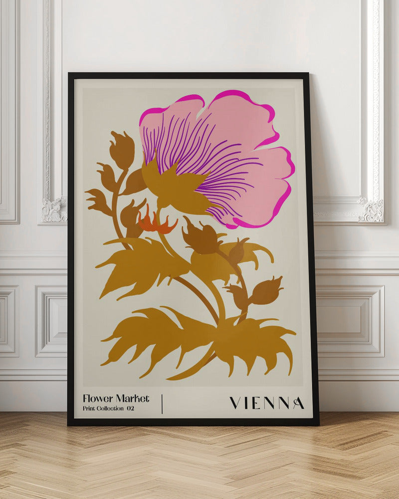 Flower Market. Vienna Poster
