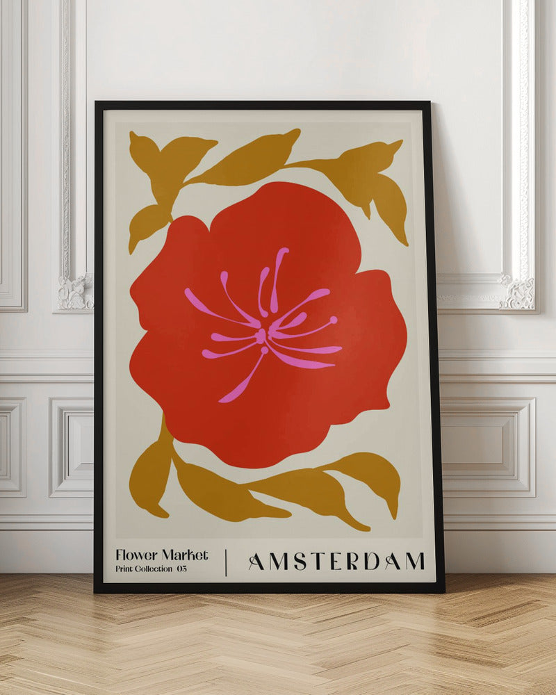 Flower Market. Amsterdam Poster