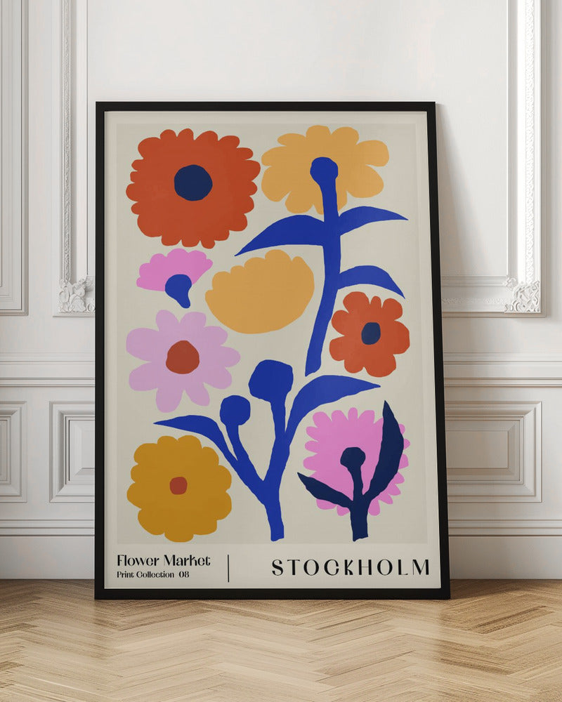 Flower Market. Stockholm Poster
