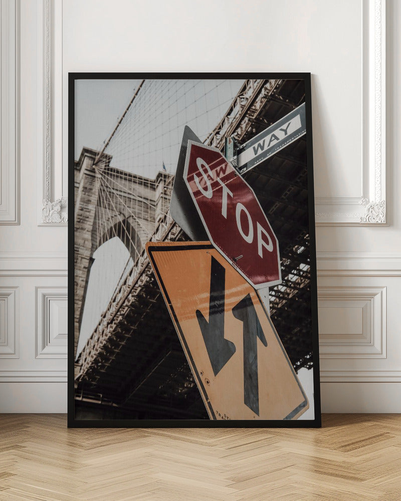 Brooklyn Bridge Stop Poster