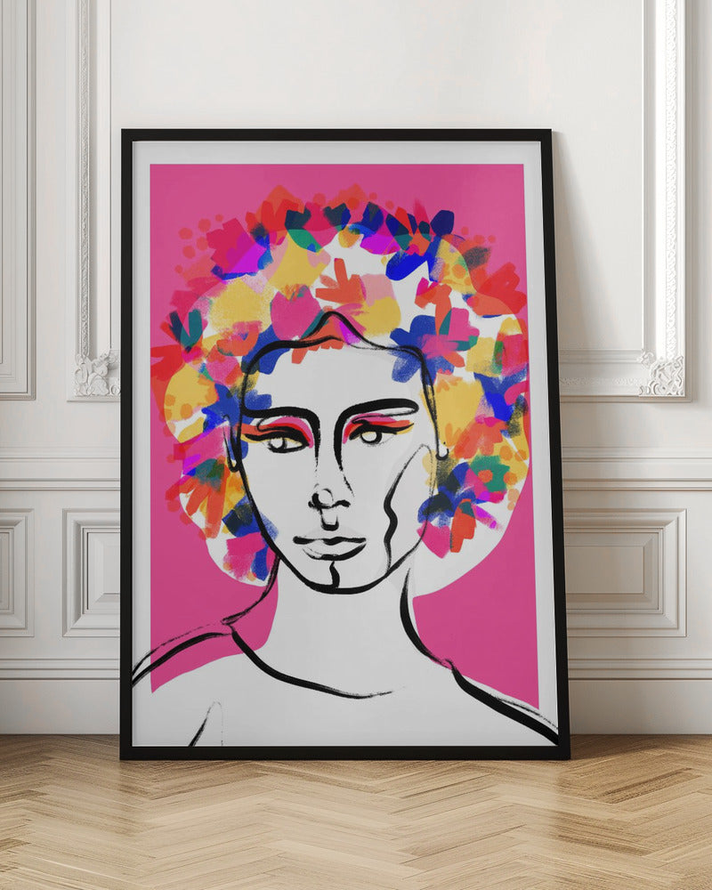 Flower Hair Poster