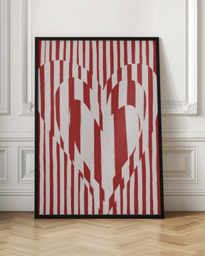 Hearts (Red Version) Poster