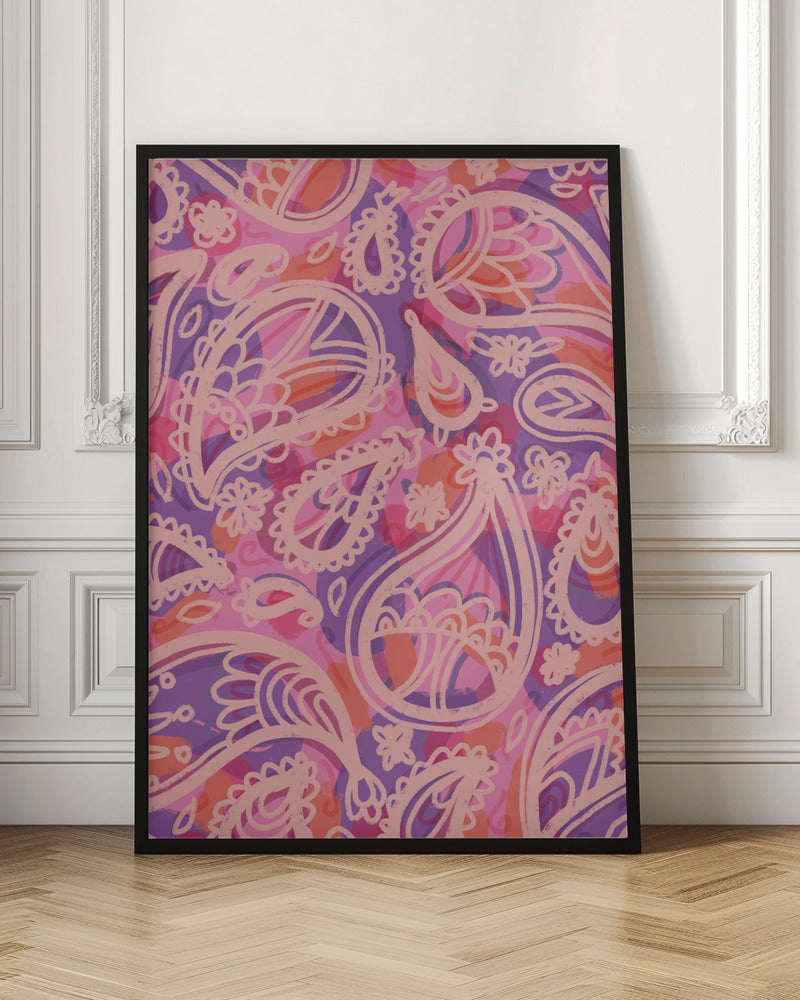 Paisley Pattern Poster