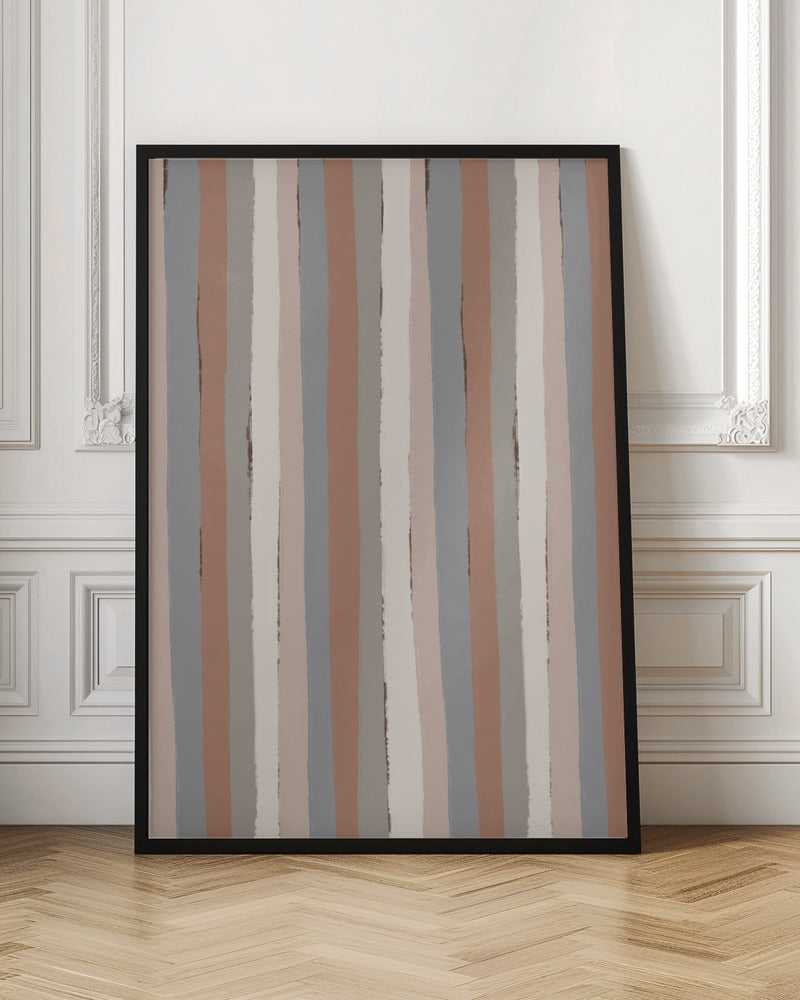 Pastel Stripes Poster