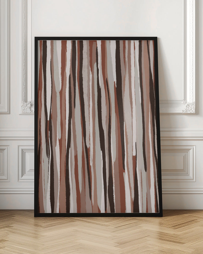 Pastel Thin Stripes Poster