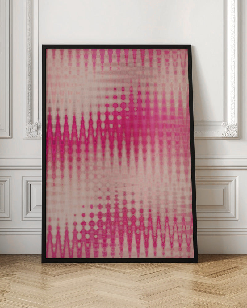 Pink Blurred Pattern Poster