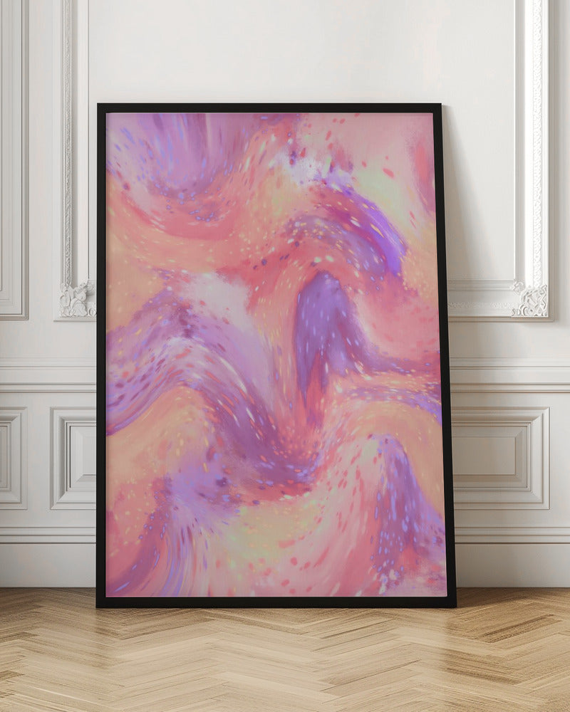 Pastel Space Pattern Poster