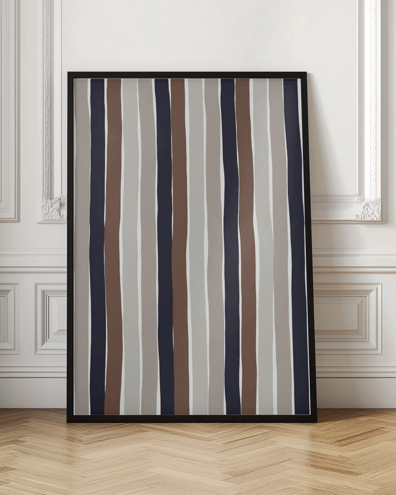 Gentle Color Stripes Poster