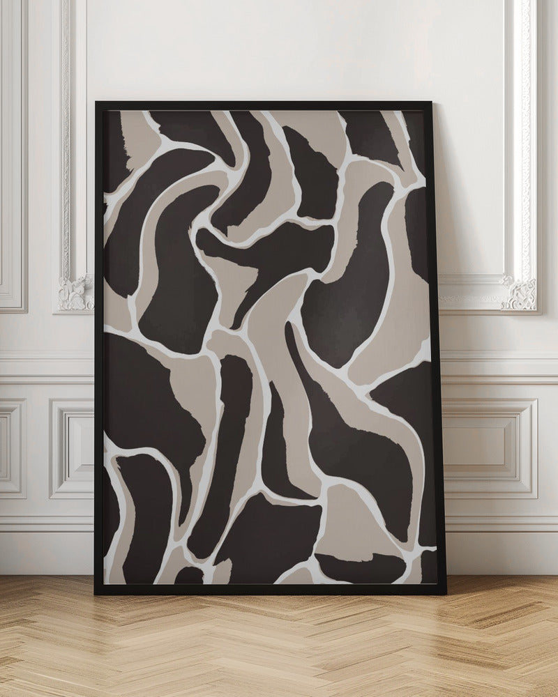 Brown Animal Pattern Poster