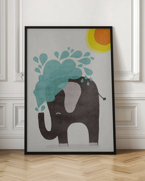 Funny elephant Poster