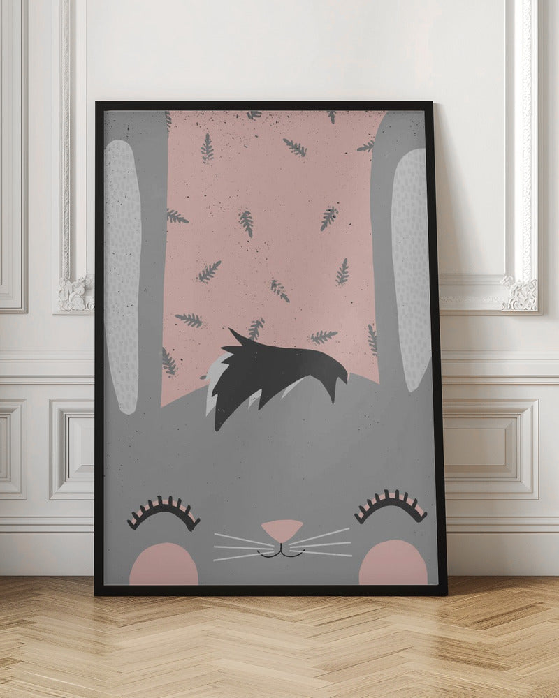 Little Bunny (pink) Poster