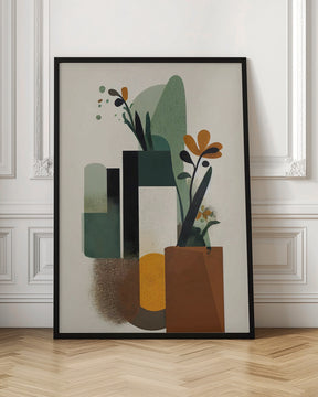 Geometric Vases Poster