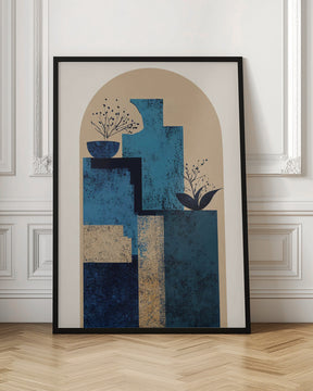 Blue Vase Poster