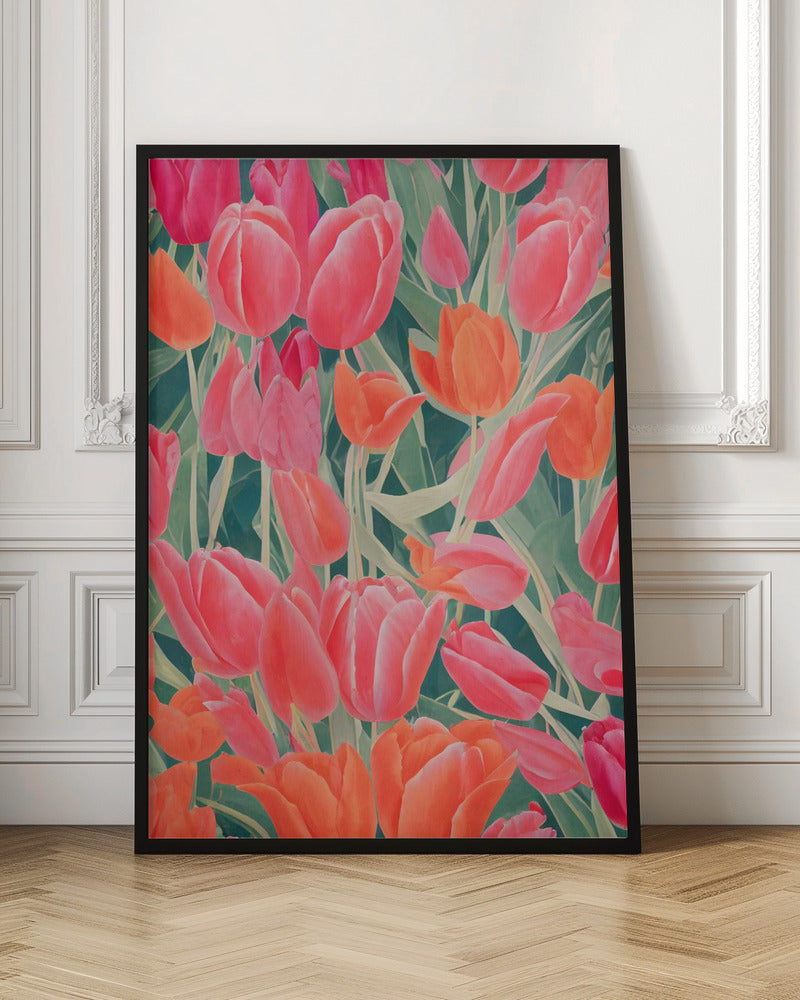 Pink Tulips Poster