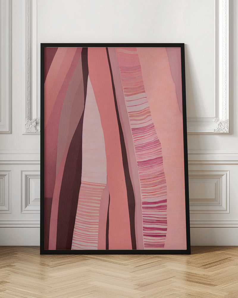 Pink Layers Poster