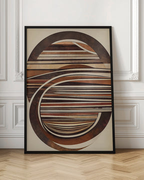 Curved Wood Poster