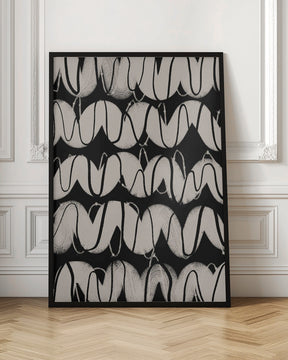 Radio Waves Pattern Poster