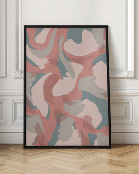 Pastel Big Strokes Poster