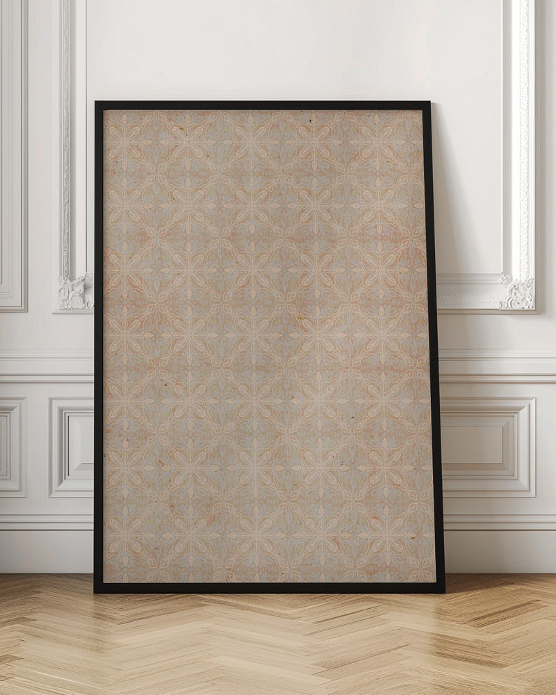 Shabby Mandala Pattern Poster