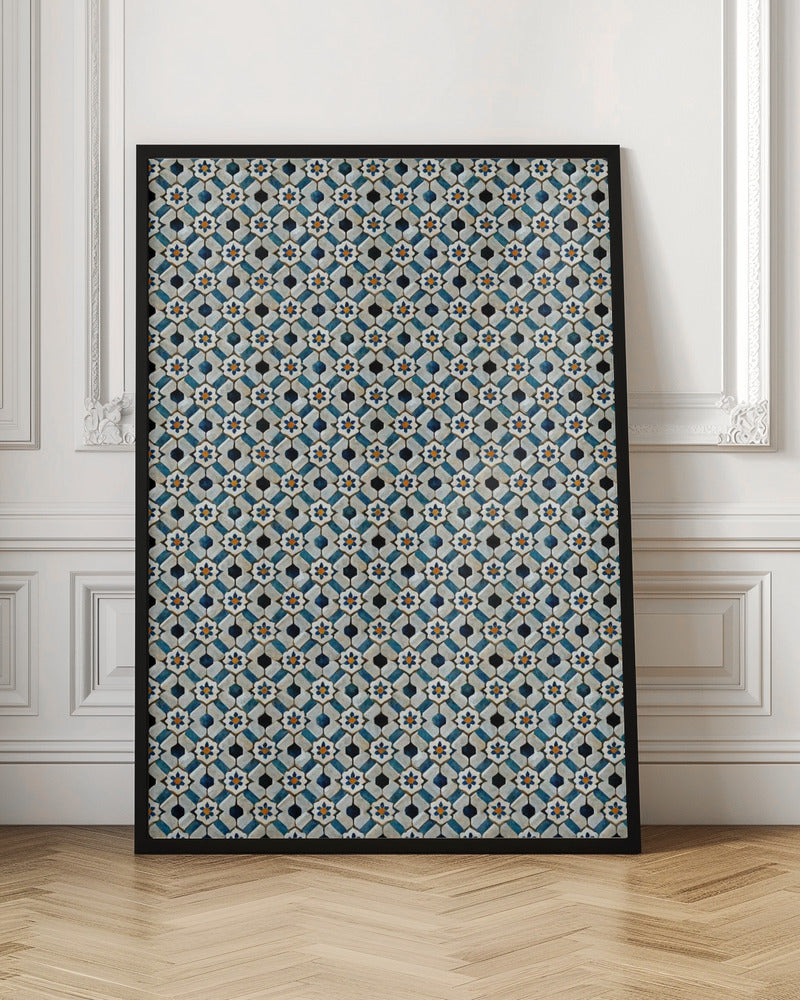 Moroccan Tile Pattern Poster