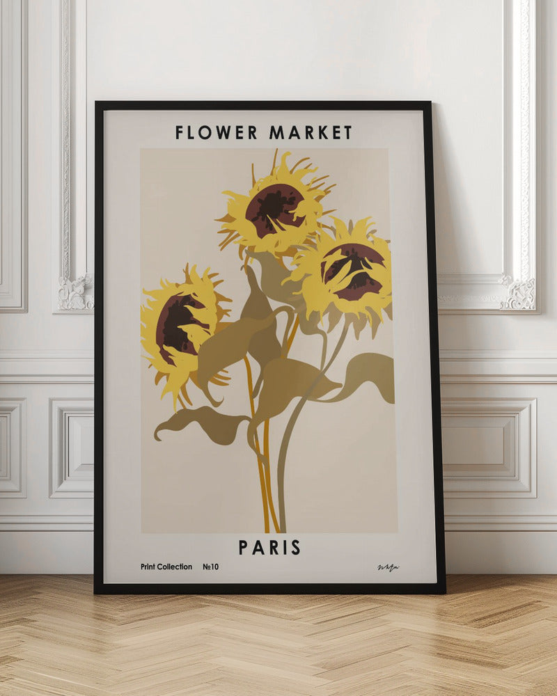 Flower Market. Paris Poster