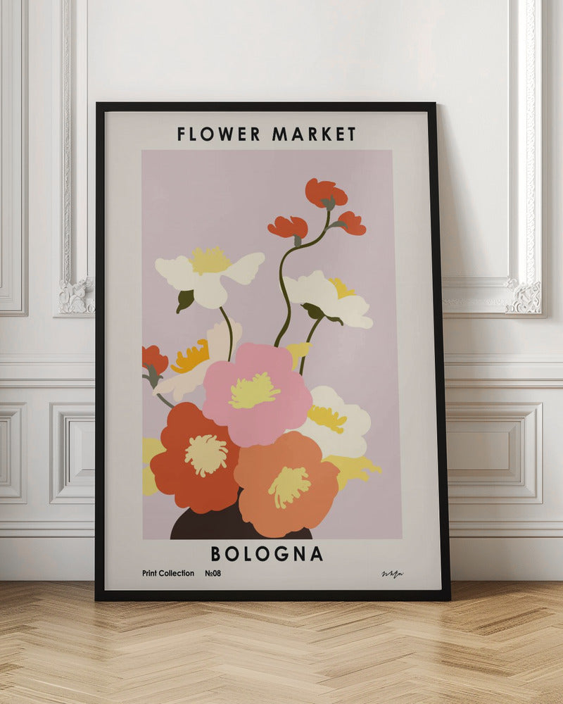 Flower Market. Bologna Poster