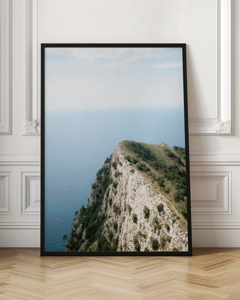 Mount Solaro Capri Poster