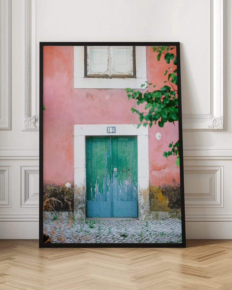 Little door in Lisbon Poster