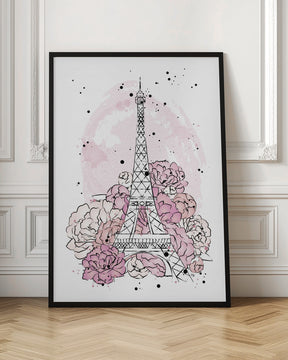 Peony Paris Poster