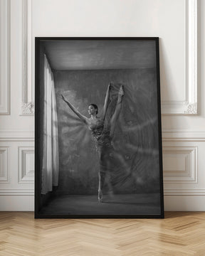 Balerina Movement Near Window Poster