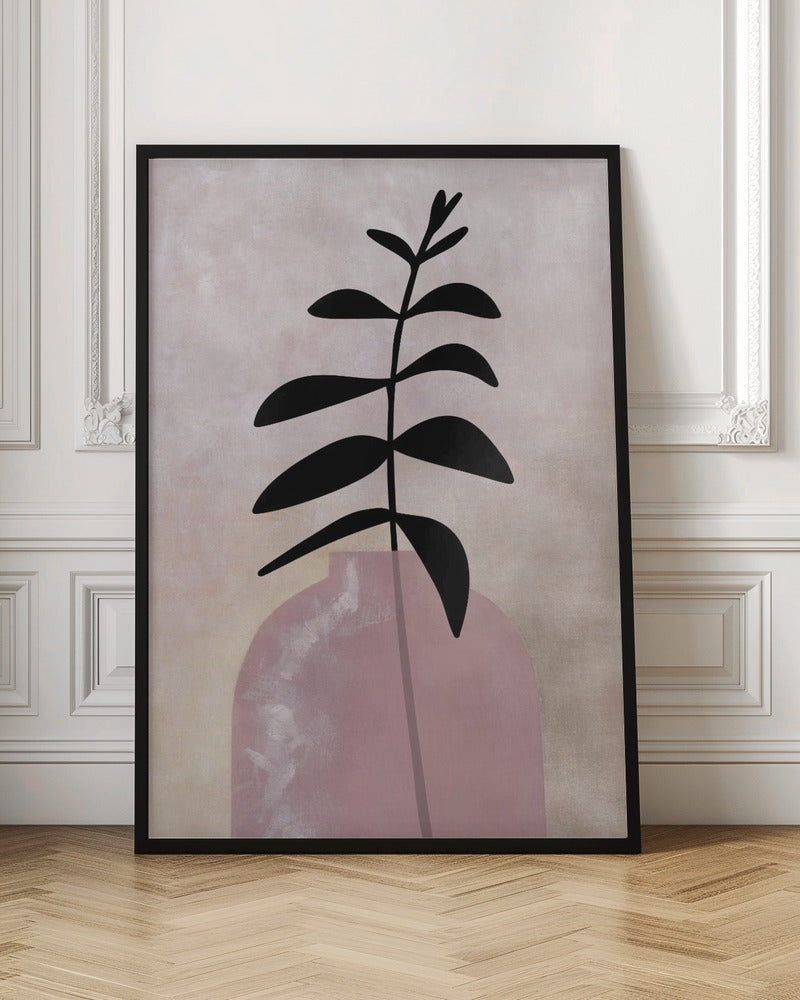 Eui vase with leaves Poster