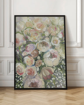 Maeve painterly florals Poster