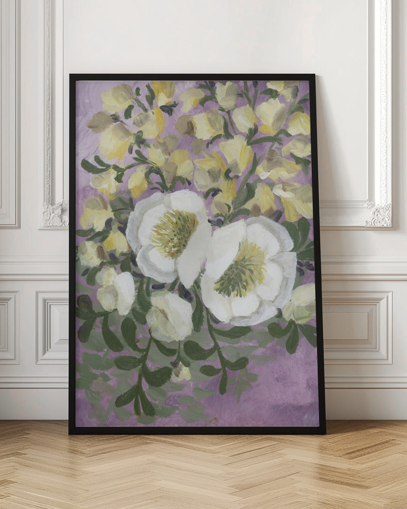 Raelynna painterly florals Poster