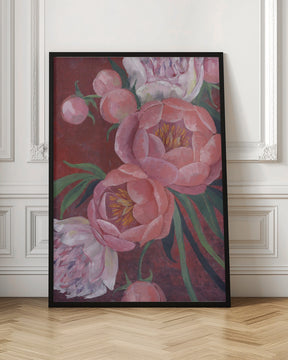 Nevaeh peonies Poster