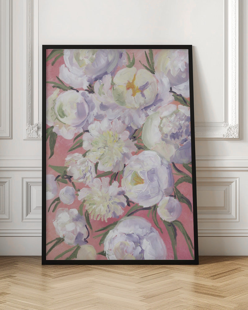 Kinsly painterly bouquet Poster