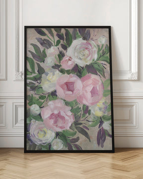 Zoye painterly bouquet Poster