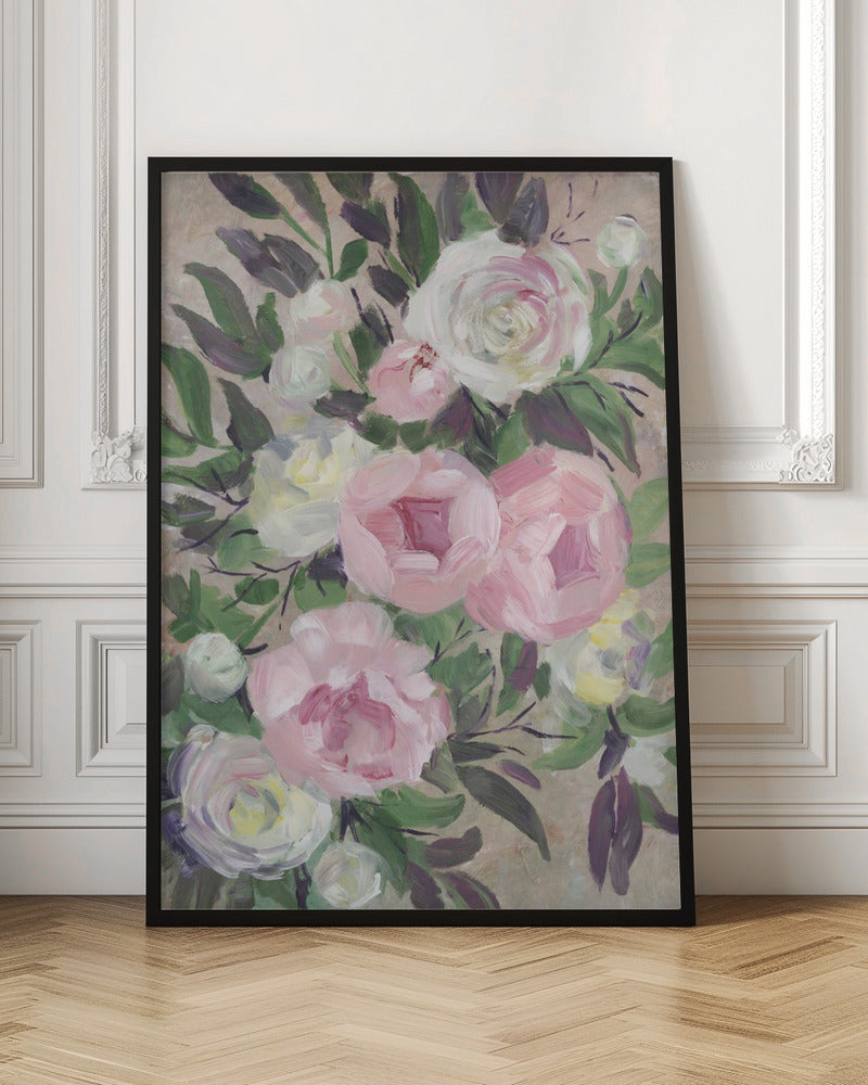 Zoye painterly bouquet Poster