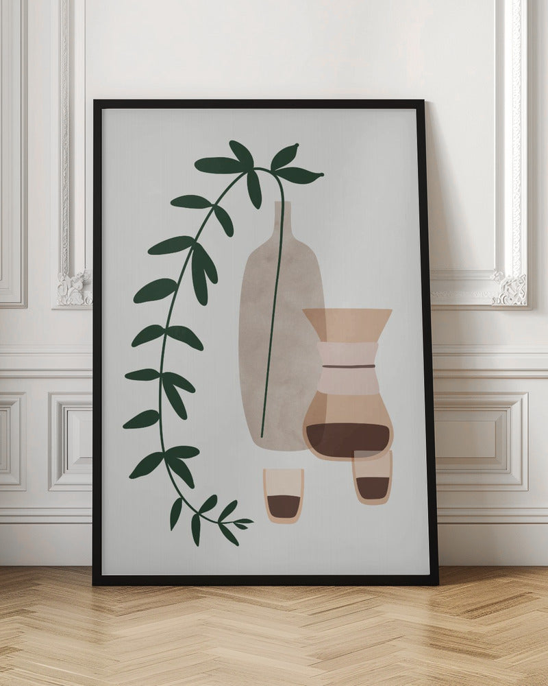 Boho coffee for two Poster