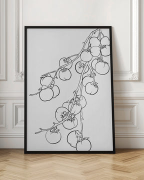 Branch of persimmons Poster