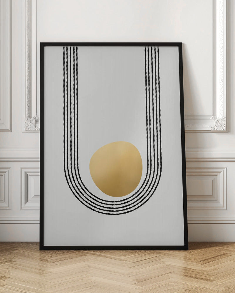 Gold unbalanced Poster