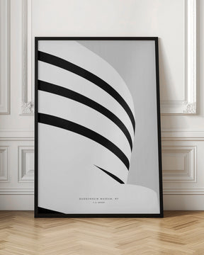 Minimal Guggenheim museum Poster