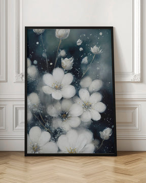 Frozen Flowers Poster