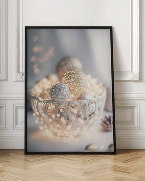 Silver Bowl Still life Poster