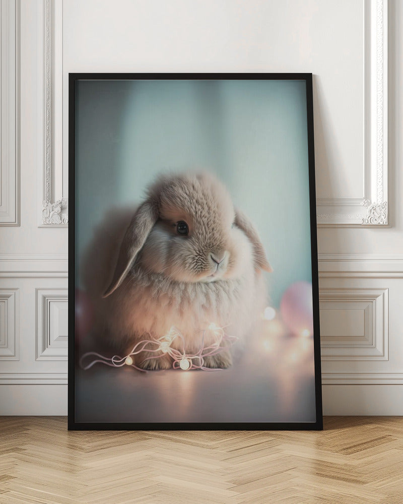 Fluffy Bunny Poster