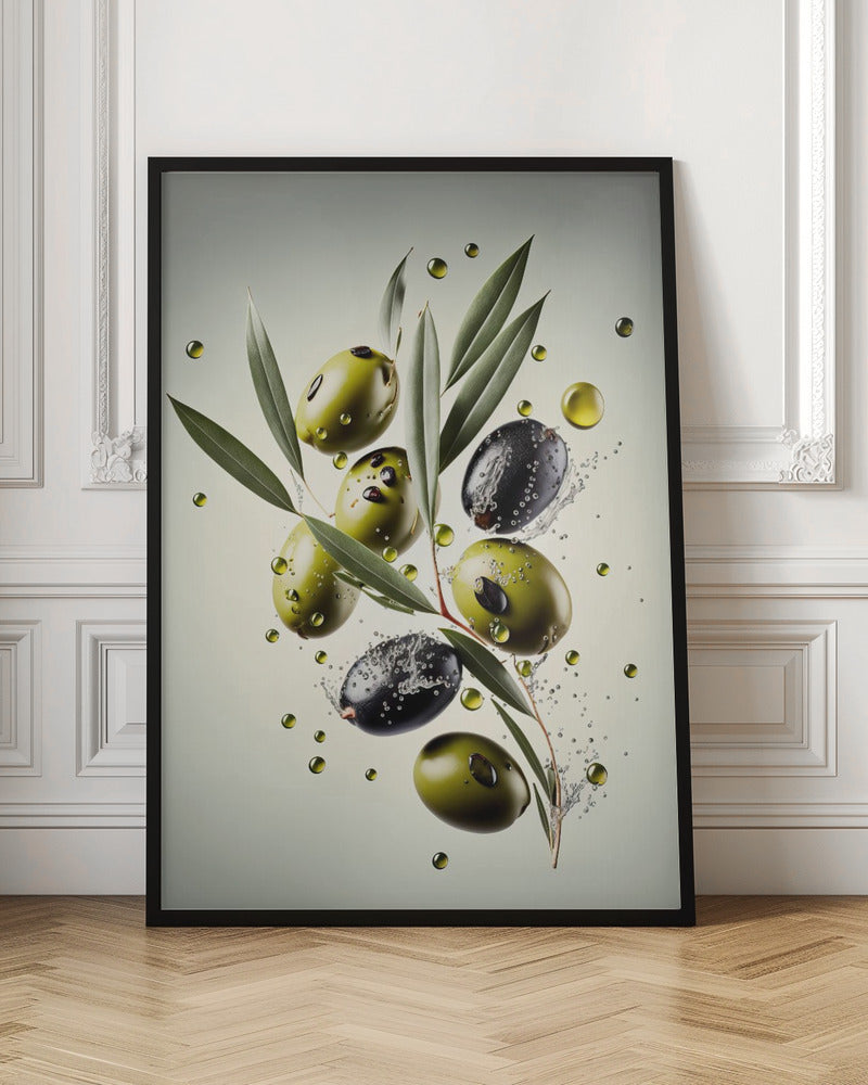 Fresh Olives Poster